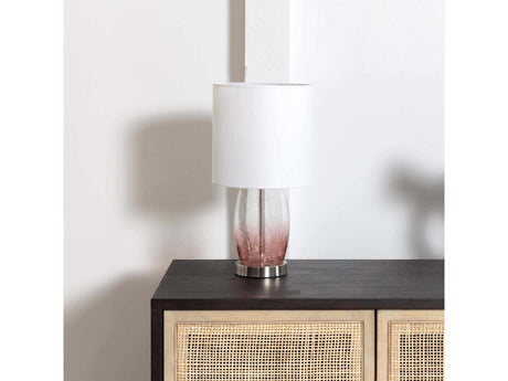 Pertek White Glass Table Lamp - Ornate Home