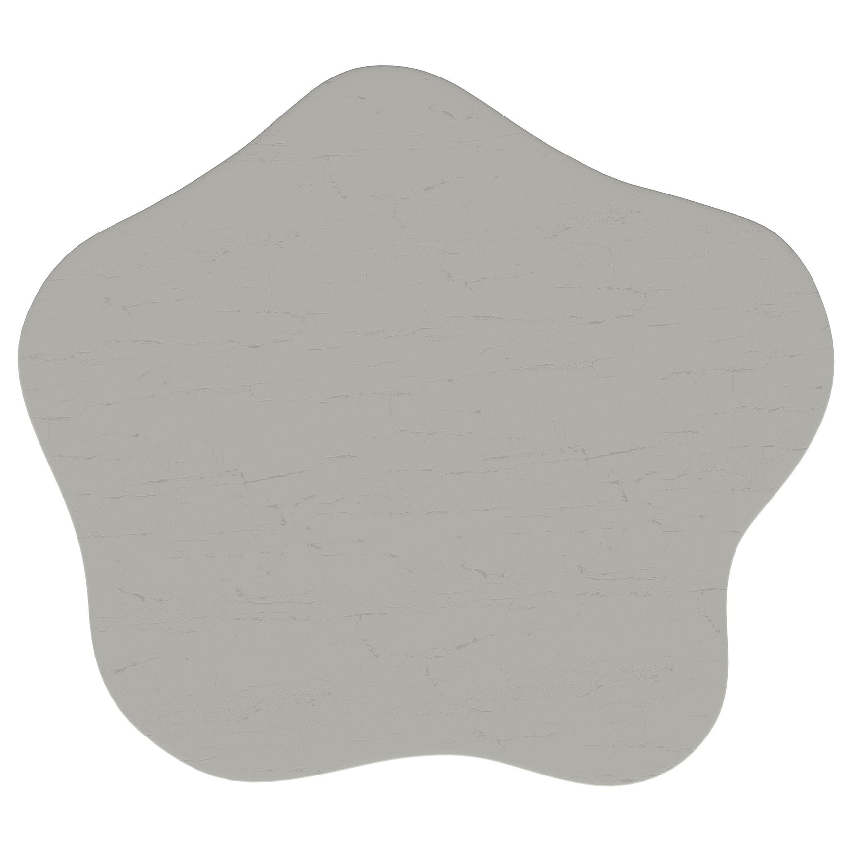 Perth Off White 20-inch Side Table with Cloud-Shaped Top - Ornate Home