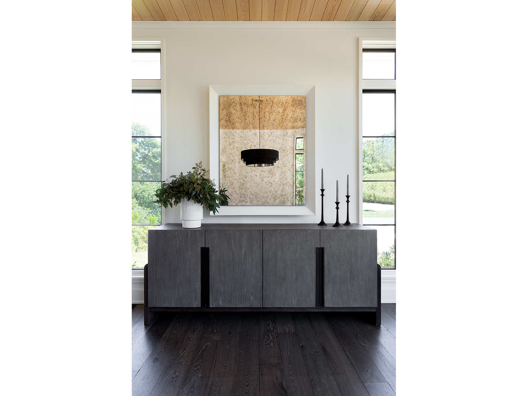 Pescadero Weathered Oak Credenza - Ornate Home