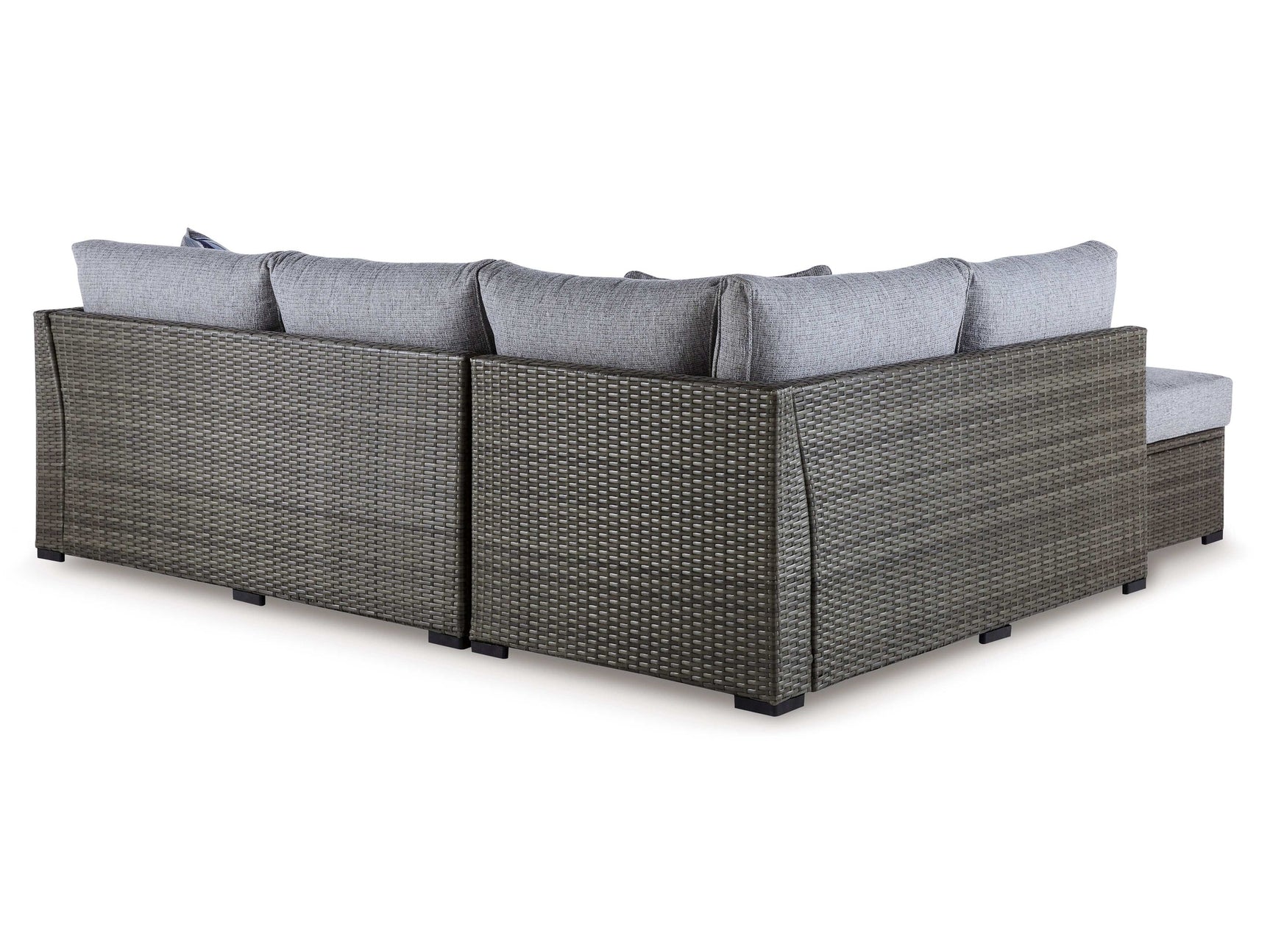 Petal Road Gray Outdoor Sectional Seating Group (Set of 4) - Ornate Home