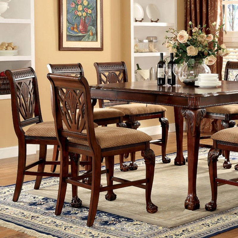 Petersburg Cherry Counter Height Table - Ornate Home