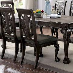 Petersburg Dark Gray Side Chair (Set of 2) - Ornate Home