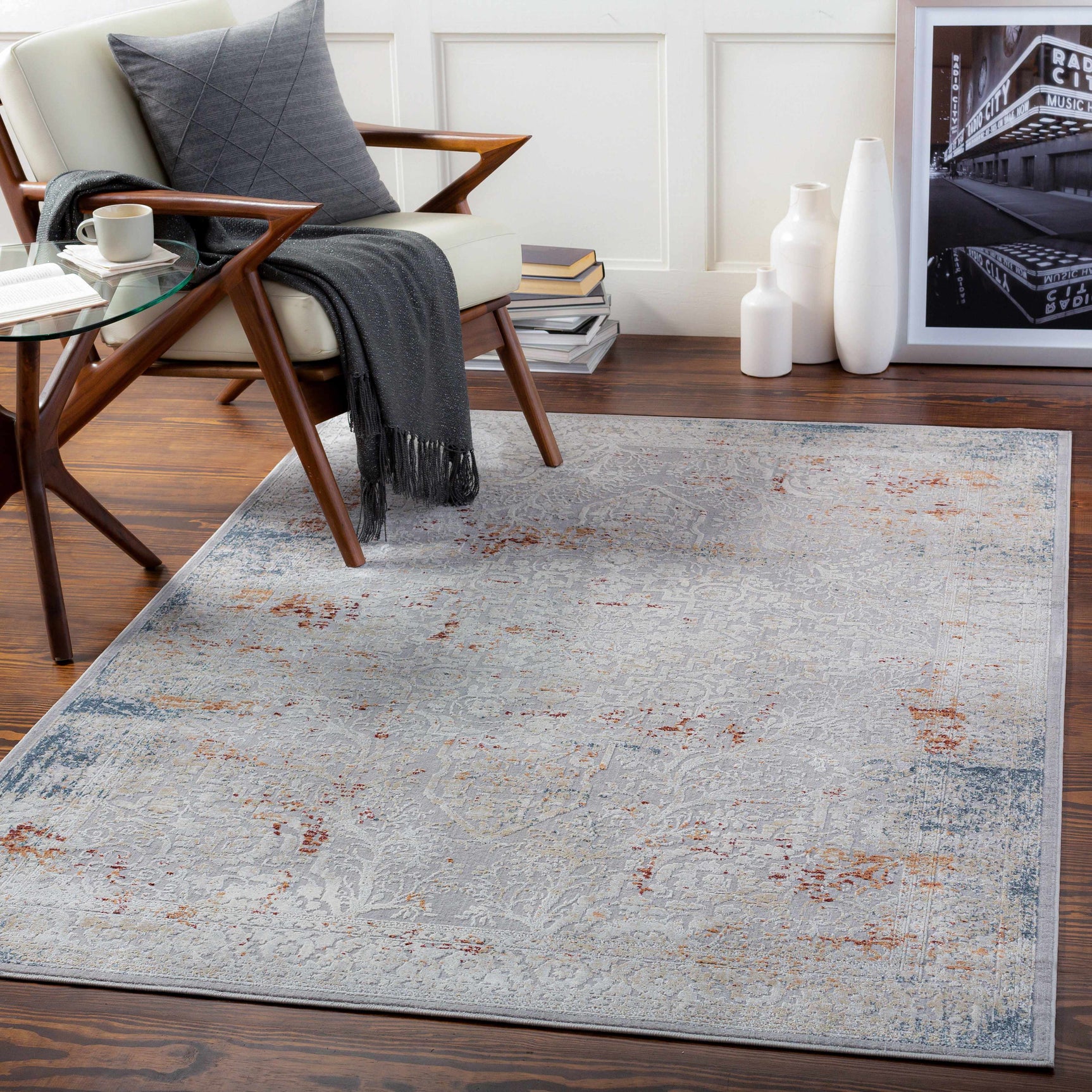 Petersburgh Textured Luxe Area Rug - Clearance - Ornate Home