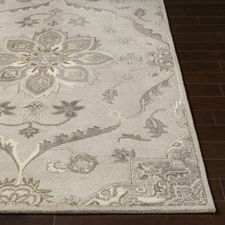 Peterstown Beige Wool Rug - Ornate Home