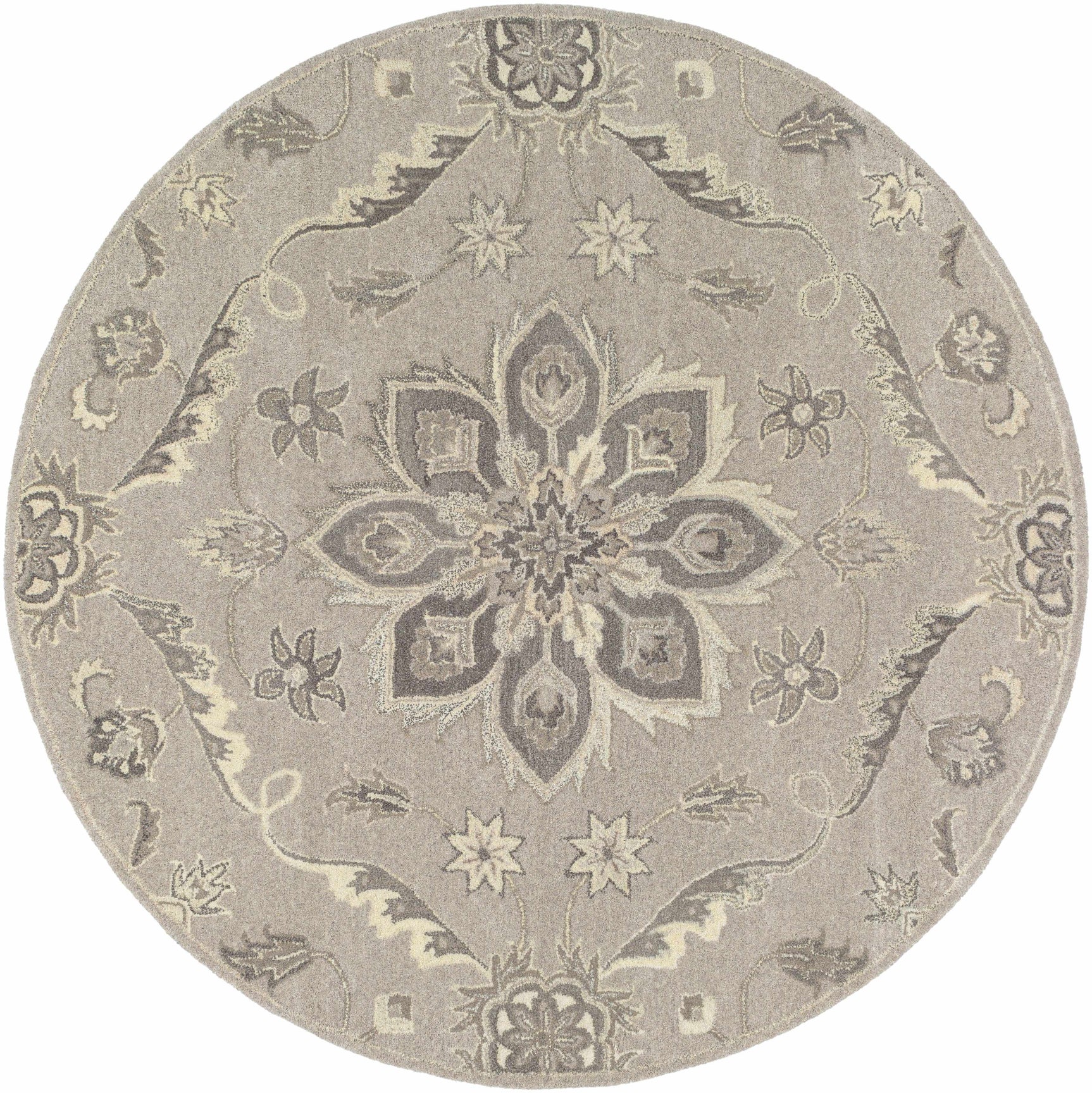 Peterstown Beige Wool Rug - Ornate Home