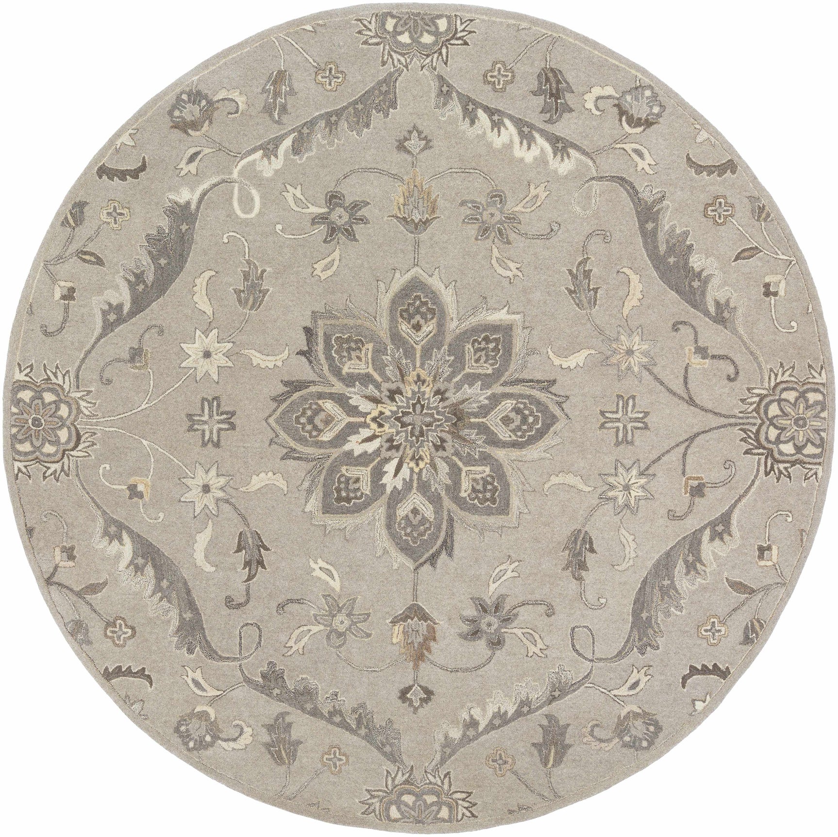 Peterstown Beige Wool Rug - Ornate Home