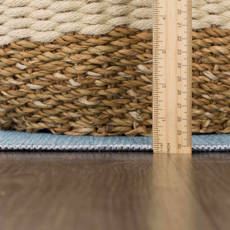 Petey Blue Animal Print Washable Kids Rug - Ornate Home