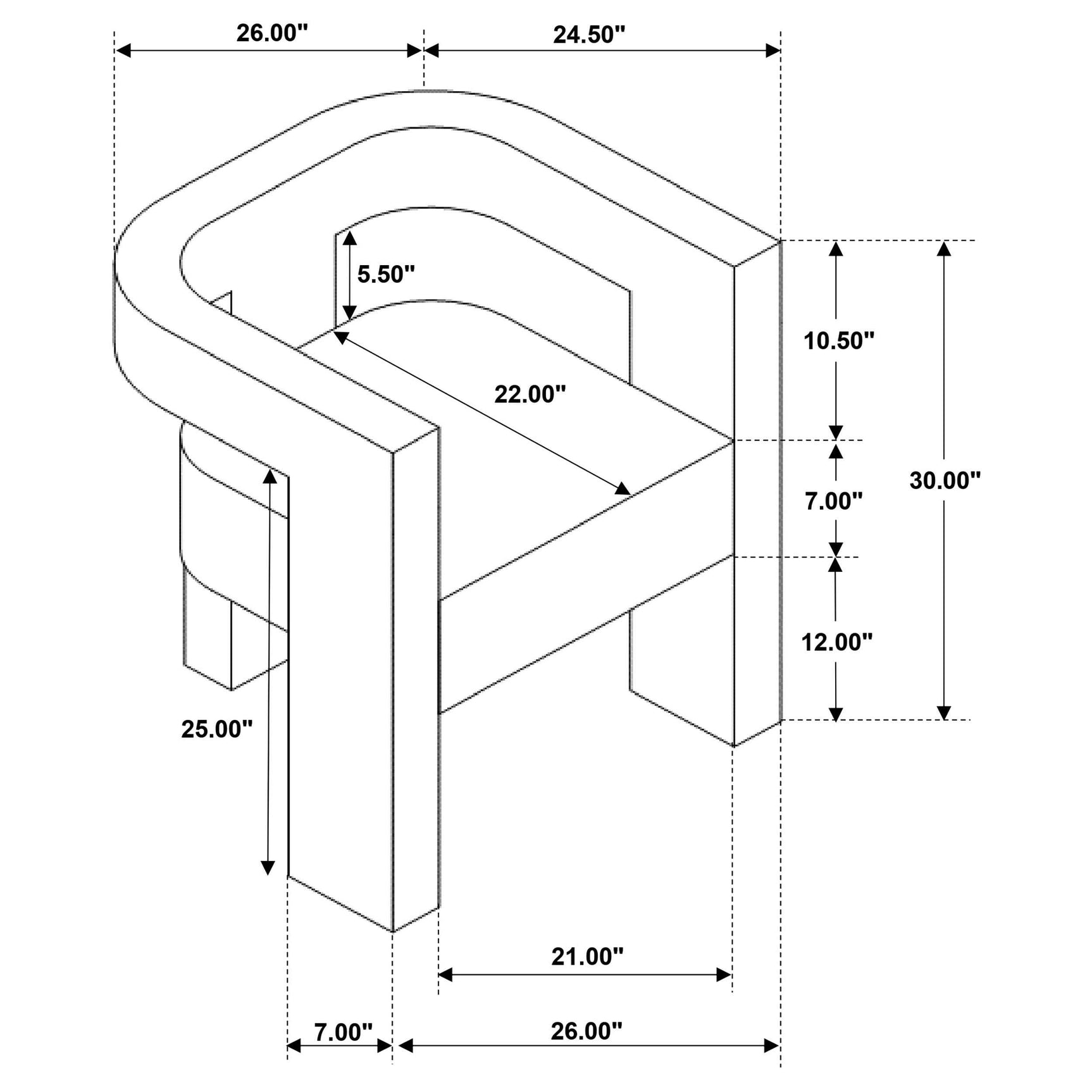 Petra Boucle Upholstered Accent Side Chair - Ornate Home