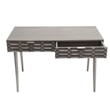 Petra Smoke Grey 2-Drawer Writing Desk - Ornate Home