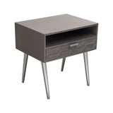 Petra Smoke Grey Accent Table - Ornate Home