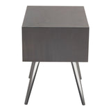 Petra Smoke Grey Accent Table - Ornate Home