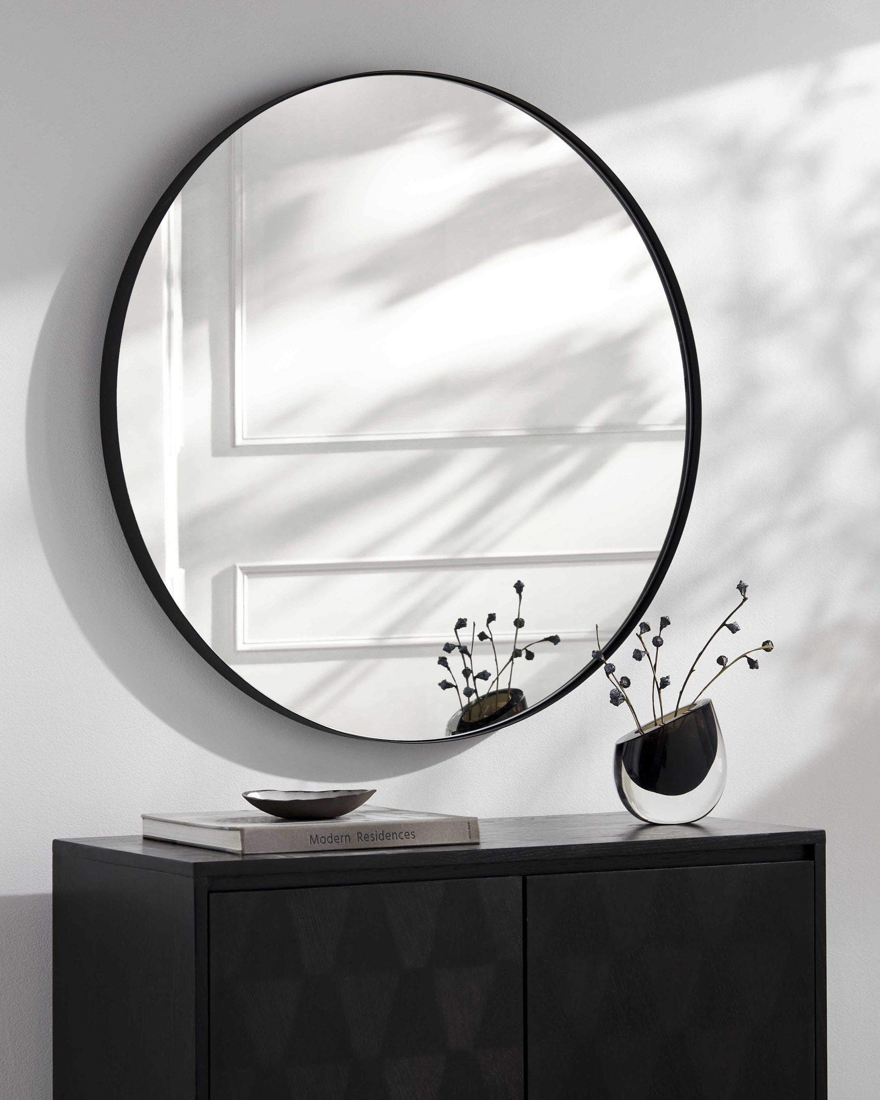 Pettendorf Black Accent Mirror - Ornate Home