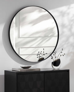 Pettendorf Black Accent Mirror - Ornate Home