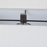 Peyton Black/White Metal Cube and Shade Table Lamp with Marble - Ornate Home