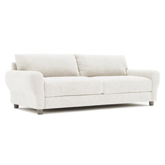 Peyton Ivory Sofa Without Pillows - Ornate Home