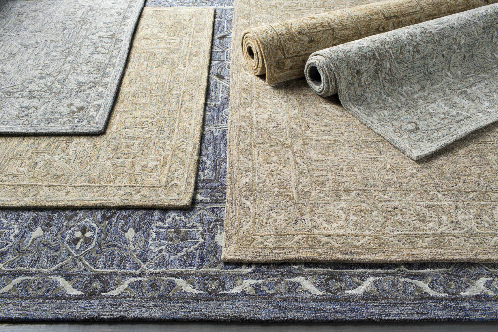 Pharr Wool & Faux Silk Rug - Ornate Home