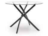 Pharwynn Black Dining Table (Online Special Price) - Ornate Home