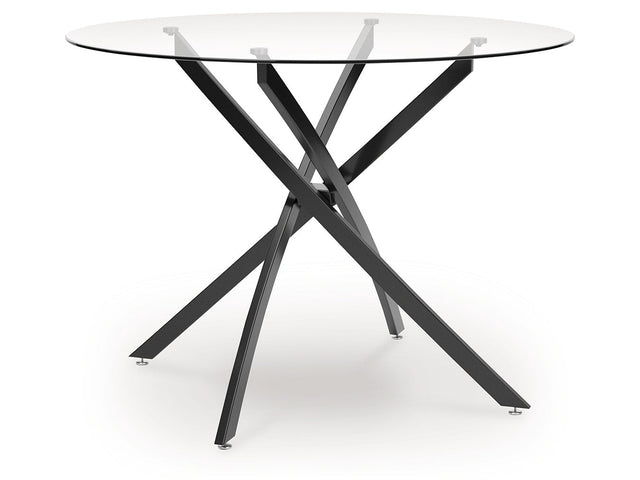 Pharwynn Black Dining Table (Online Special Price) - Ornate Home
