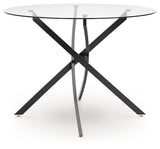 Pharwynn Black Dining Table (Online Special Price) - Ornate Home