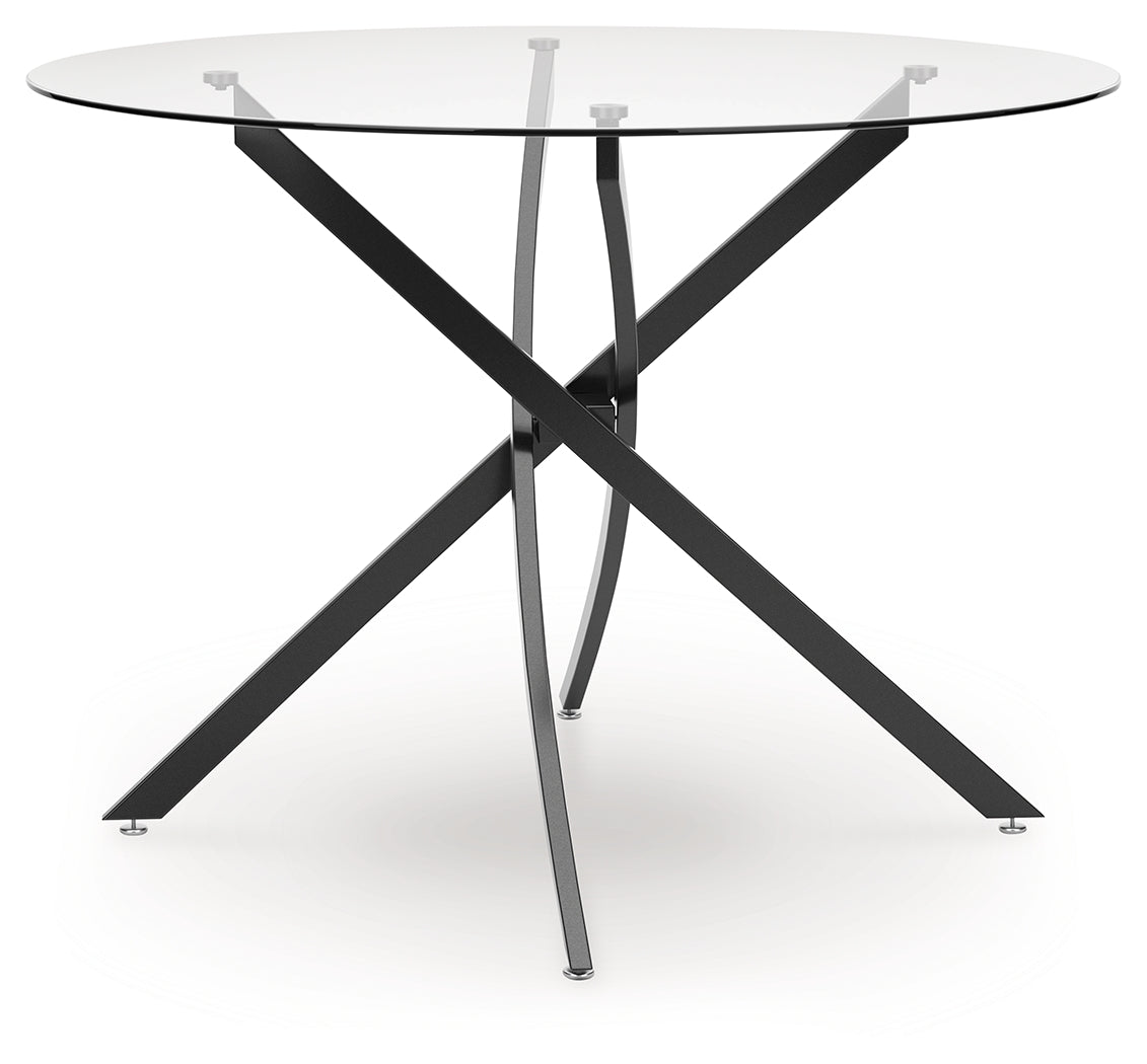 Pharwynn Black Dining Table (Online Special Price) - Ornate Home