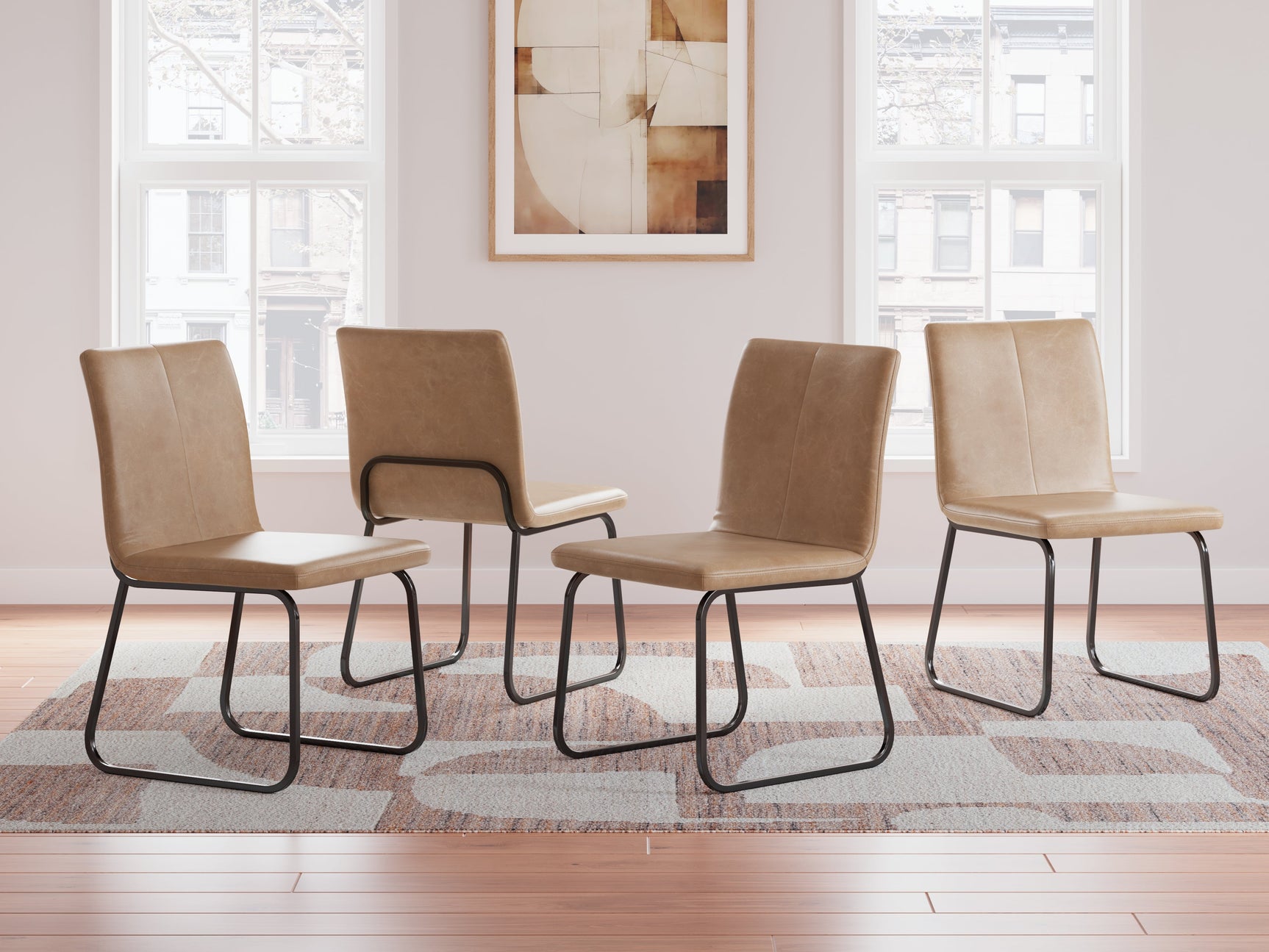 Pharwynn Multi Dining Table w/4 Chairs - Ornate Home