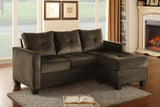 Phelps Brown Reversible Sofa Chaise - Ornate Home
