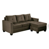 Phelps Brown Reversible Sofa Chaise - Ornate Home