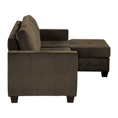 Phelps Brown Reversible Sofa Chaise - Ornate Home