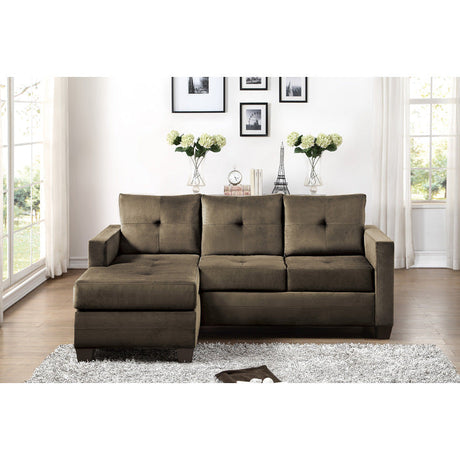 Phelps Brown Reversible Sofa Chaise - Ornate Home