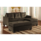 Phelps Brown Reversible Sofa Chaise - Ornate Home