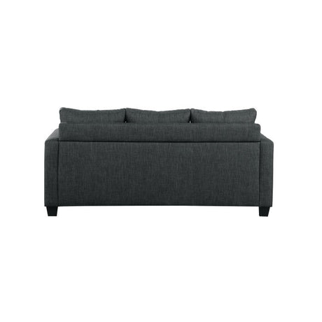 Phelps Dark Gray Reversible Sofa Chaise - Ornate Home