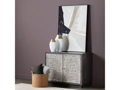Phelps White/Black Canvas - Ornate Home