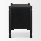 Phil Black Wood 2 Drawer Accent Cabinet - Ornate Home