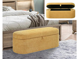 Philipa Gold Storage Bench - Ornate Home