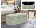 Philipa Light Green Storage Bench - Ornate Home