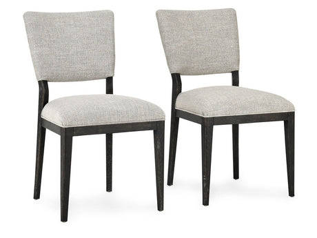Phillip Sand Upholstered Dining Chair (Set of 2) - Ornate Home