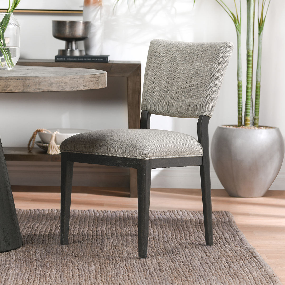 Phillip Sand Upholstered Dining Chair (Set of 2) - Ornate Home