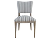 Phillip Striped Upholstered Dining Chair (Set of 2) - Ornate Home