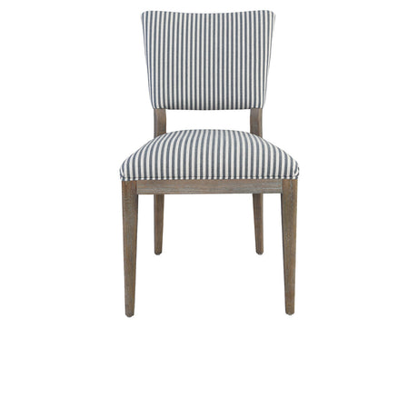 Phillip Striped Upholstered Dining Chair (Set of 2) - Ornate Home