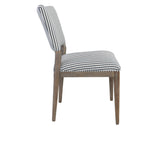 Phillip Striped Upholstered Dining Chair (Set of 2) - Ornate Home
