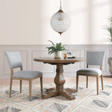 Phillip Striped Upholstered Dining Chair (Set of 2) - Ornate Home