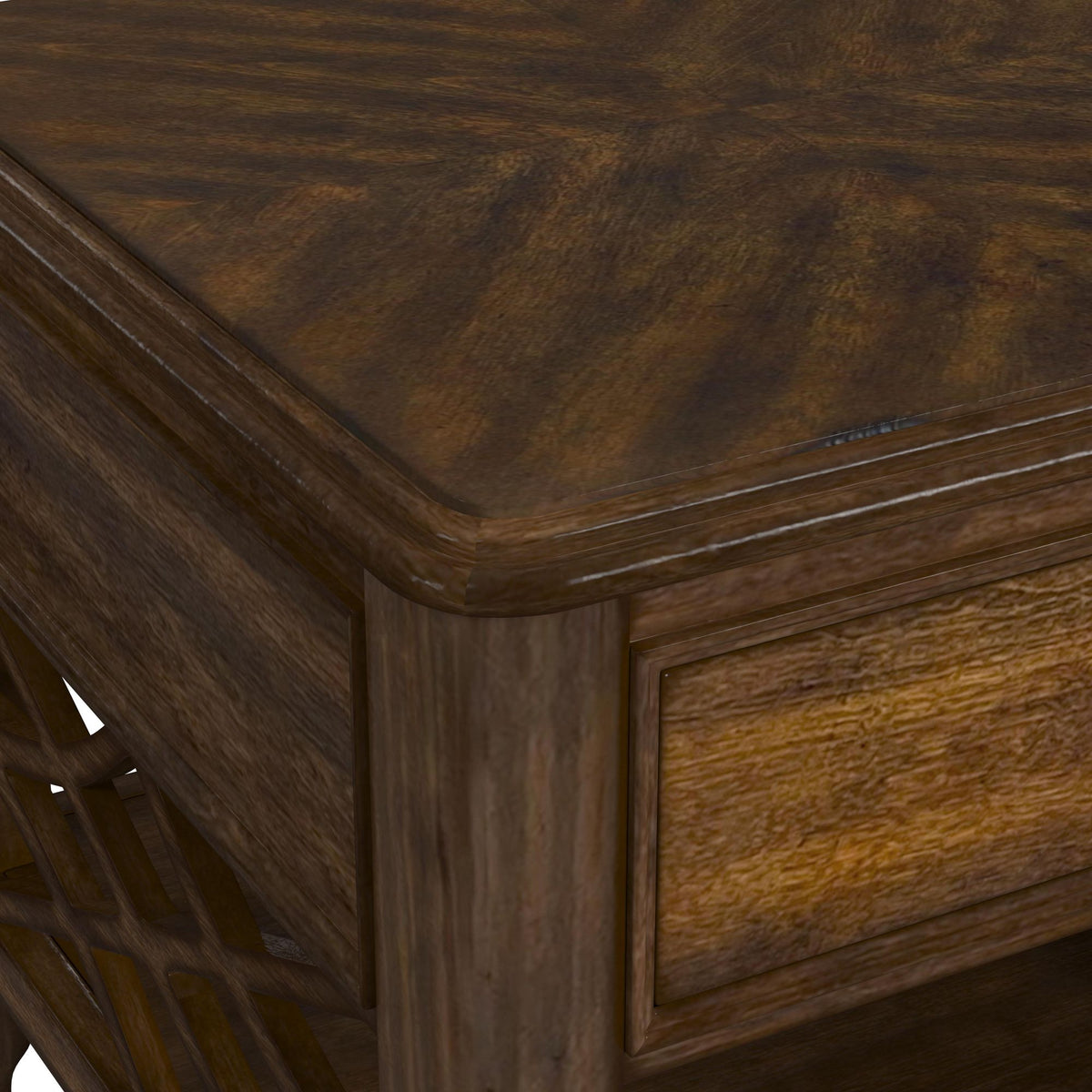 Phillipe Cherry 3-Piece Occasional Table Set - Ornate Home