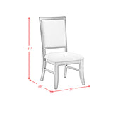 Phillipe Cherry 7-Piece Standard Height Dining Set with Table, Four Chairs & Two Arm Chairs - Ornate Home