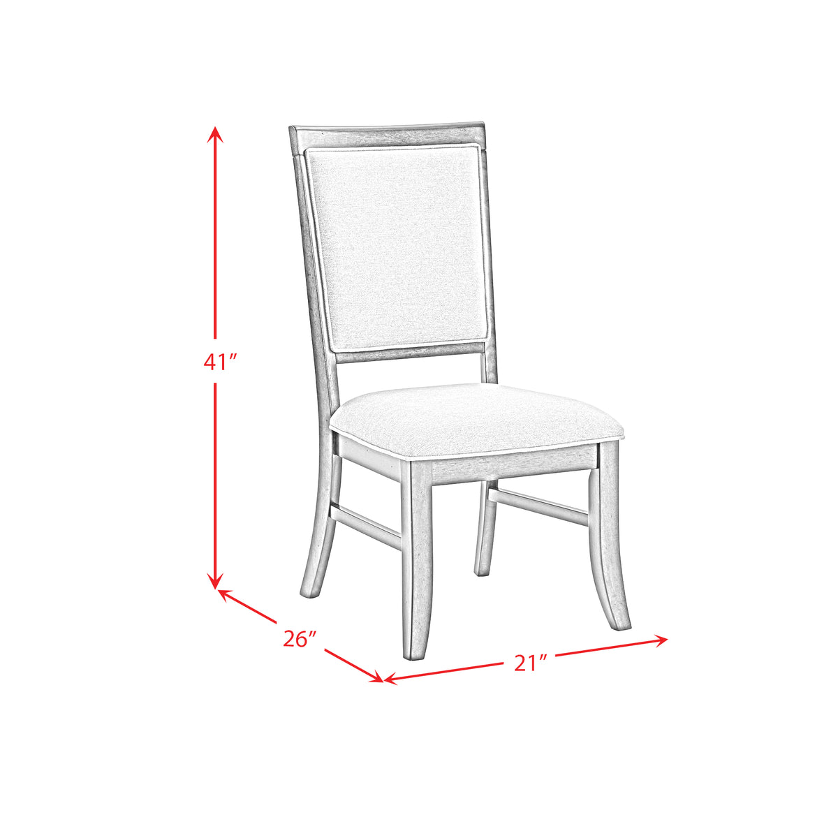 Phillipe Cherry 7-Piece Standard Height Dining Set with Table, Four Chairs & Two Arm Chairs - Ornate Home
