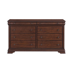Phillipe Cherry 8-Drawer Dresser - Ornate Home