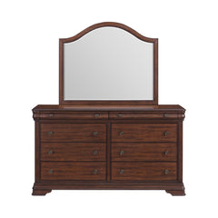 Phillipe Cherry Dresser & Mirror Set - Ornate Home