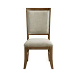 Phillipe Cherry/Grey Dining Side Chair (Set of 2) - Ornate Home