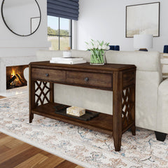Phillipe Cherry Sofa Table - Ornate Home