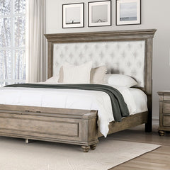 Philomath Aged Oak 4 Pc. Queen Bedroom Set - Ornate Home