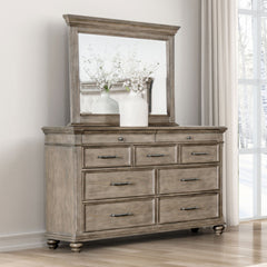 Philomath Aged Oak 4 Pc. Queen Bedroom Set - Ornate Home